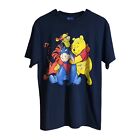 Vintage Disney Winnie The Pooh Tshirt - Rare Navy Blue - M  - Retro 90s Tshirt