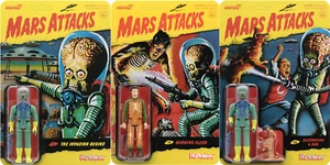 Super7 ReAction MARS ATTACKS!! 3.75" Action Figures **YOUR CHOICE** - Picture 1 of 4