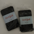 Cat And Jack Pantyhose Size 12-14 Black - 2 Packages