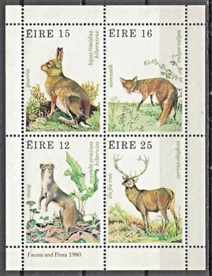 IRLANDA: 1980 SC#483a mini sh. Animales MNH AP3786 Foto 1 de 2