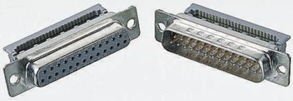 3M 8200 Series 2.74mm Pitch 50 Way IDC D-sub Connector, Plug, Steel Shell - Image 1 of 1