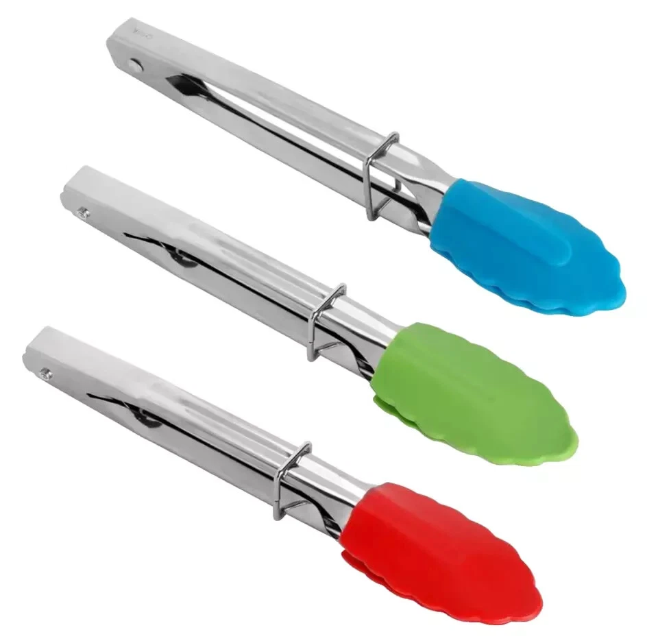 Set of 6 x Tongs  Cooking Tongs BBQ Silicone - - Premium Grade. - Image 1 of 1
