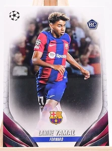 Lamine Yamal Rookie Topps UEFA CC RC 2023/24 FC Barcelona - Picture 1 of 2
