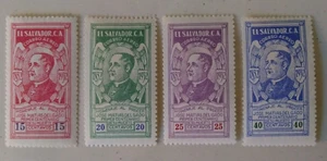 El Salvador Luftpost Briefmarken, 1932, sc#C24-27, postfrisch, VLH, OG, kompletter Satz - Bild 1 von 3