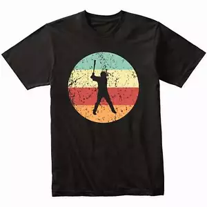 Baseball Shirt - Vintage Retro Baseball Player T-Shirt - Retro Colors - Picture 1 of 5