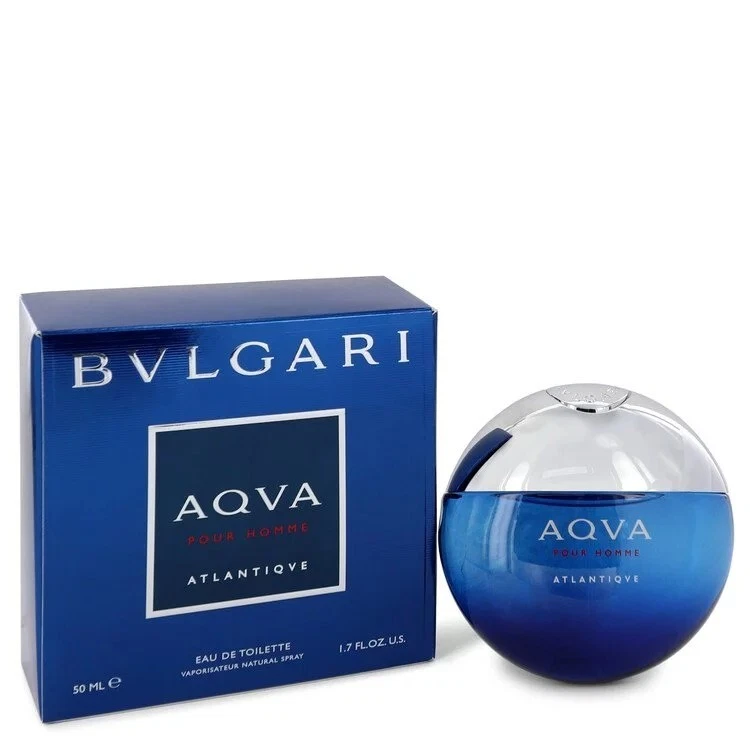 Perfume de hombre Bvlgari aqua Pour Homme Atlantique EDT 50 ml 1,7 oz Foto 1 de 1