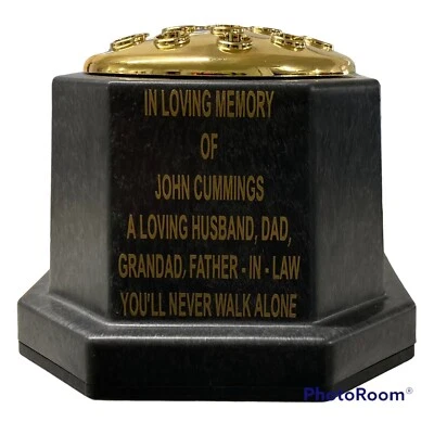 PERSONALISED POTS MADE TO ORDER,  Memorial Flower Holder Grave Vase, ORNAMENTS - Image 1 of 4
