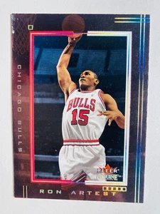 Tarjeta de baloncesto Fleer #10 Ron Artest Rookie 2001 casi nueva-como nueva - Imagen 1 de 1