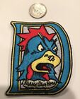 University of Delaware Fightin Blue Hens embroidered iron on patch 3 1/2”x 2 3/4