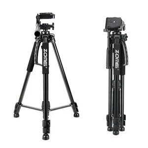 ZOMEI Portable Travel Tripod Stand Pan head for Canon Nikon Sony DSLR Camera DV - Picture 1 of 8