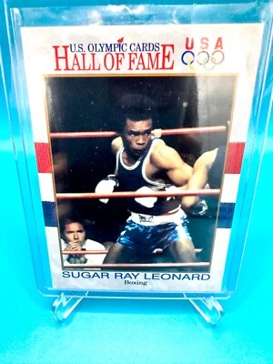 1991 Impel US Olympic Hall of Fame #29 Sugar Ray Leonard - Image 1 of 4