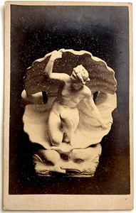 DIE GEBURT DES VENUS SKULPTUR ANTIK CDV CARTE DE VISITE KUNST FOTOGRAFIE - Bild 1 von 2