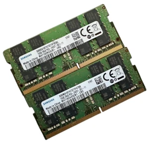LAPTOP RAM - SAMSUNG | 2x 16GB | DDR4 | PC4-2400T | PC4-19200 | 2Rx8 | TESTED - Picture 1 of 1