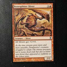 MTG Bonesplitter Sliver, Time Spiral 2006