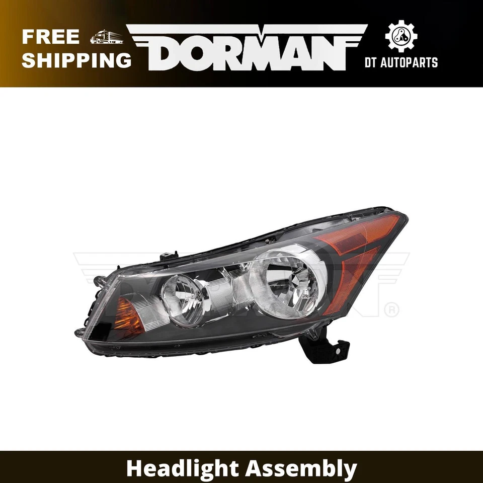 Conjunto de faros dorman de 4 puertas para Honda Accord 2008-2012 izquierda 2009 2010 2011 Foto 1 de 4