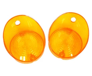 1970 Chevy El Camino Parking Turn Lamp Light Lenses Pair Right & Left Side L70BN - Bild 1 von 1
