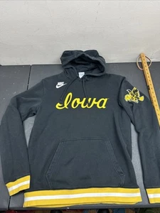 Nike Iowa Hawkeyes Hoodie - Black & Yellow - Men’s Medium READ HOLE - Bild 1 von 7