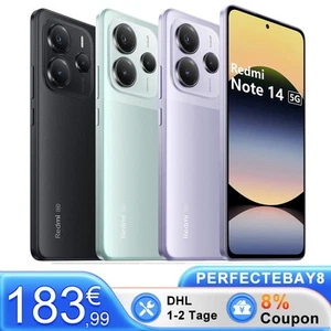 Xiaomi Smartphone Redmi Smartphone Redmi Note 13 Seria Note 14 Android Telefon komórkowy - Zdjęcie 1 z 21