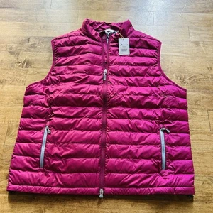 PETER MILLAR Crown Sport quilted VEST IN POMEGRANATE XXL NWT - Picture 1 of 17