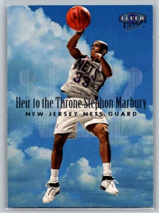 Stephon Marbury 1999-00 Fleer Ultra Heredero al Trono #4 New Jersey Nets - Imagen 1 de 2