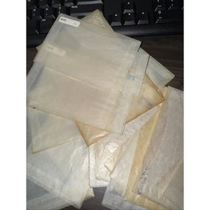 23 Vintage Vellum Envelopes Used FOR Stamp Collecting VARIOUS SIZES and COLORS - Picture 1 of 6