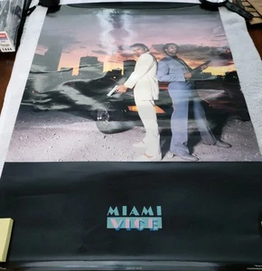 Original 1984 Miami Vice Pinup #55 Ricardo Tubbs Don Johnson RARE 80's Poster - Picture 1 of 8