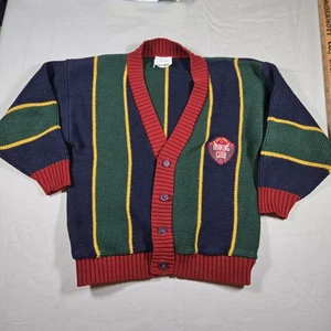 Vintage OshKosh B’gosh Ruderclub Pullover mit Knopfleiste Jungen Med. Gestreift USA - Bild 1 von 6