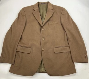 Ermengildo Zegna 100% Kaschmir beige hellbraun Blazer Sport Mantel Gr. 44 (EUR 54) - Bild 1 von 13
