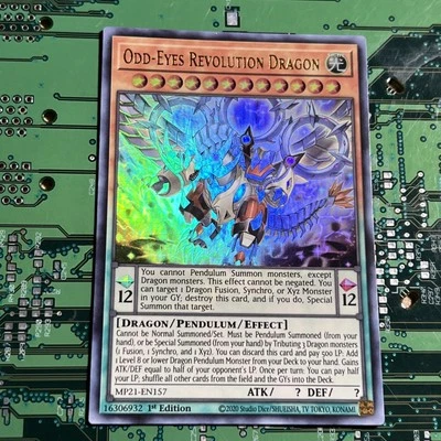Odd-Eyes Revolution Dragon - MP21-EN157 - Ultra Rare 1st Edition Yugioh Card - Image 1 of 4