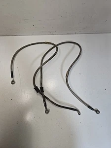 Honda Hornet CB900F SC48 2002 - 2007 Goodridge Front Braided Brake Lines Hoses - Picture 1 of 7
