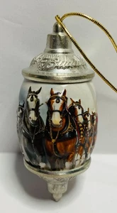 2004 ANHEUSER BUSCH BUDWEISER CHRISTMAS CLYDESDALES BEER ORNAMENT VINTAGE - Bild 1 von 9