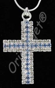 COLLANA CIONDOLO CROCE STRASS 08 - Imagen 1 de 1