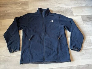 The North Face Fleece Mens XL Blue Jacket Coat Soft Sweater Full Zip Fuzzy GUC - Picture 1 of 10