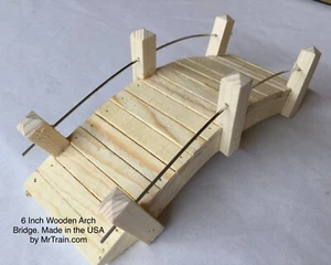 BRIDGE for O Scale Model Trains, Diorama, Miniatures, Cakes / 6 Inch x 2 Inch - Picture 1 of 5