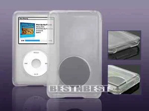 NEW Clear Crystal Plastic Cover Case For Apple iPod Classic 80/120/160GB-10.5mm - Picture 1 of 3