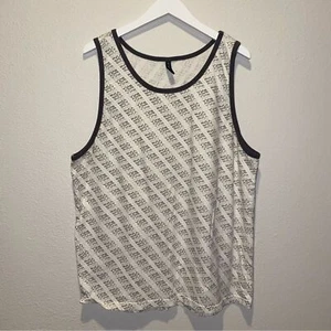 Camiseta sin mangas RVCA para hombre talla XL marrón tostado skate surf verano minimalista - Imagen 1 de 7