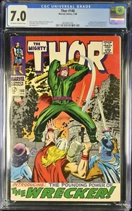 Thor #148 CGC 7.0 1st Appearance of The Wrecker, Black Bolt Origin - 4604902006 - Bild 1 von 2