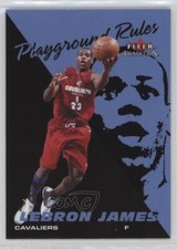 2003-04 Fleer Tradition Playground Rules LeBron James #1PR Rookie RC