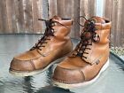 Red Wing Irish Setter Men's Wingshooter 838 Brown 7" Waterproof Boots Size 13 D