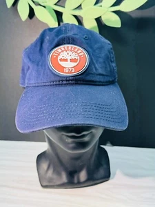 Timberland Logo Navy Blue Snapback Hat Adult Adjustable Cap - Picture 1 of 5