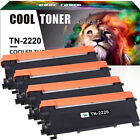 4 Toner Compatible for Brother TN2220 HL-2250DN HL-2270DW HL-2240 HL-2130 2230