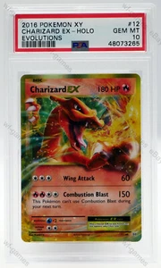 Charizard EX Evolutions Pokemon #12/108 2016 XY - PSA 10 GEM MINT - Picture 1 of 2