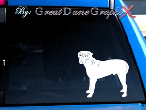 Bullmastiff #1 - Vinyl Aufkleber Aufkleber - Farbwahl - HOHE QUALITÄT - Bild 1 von 2