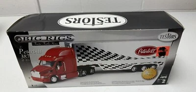 TESTORS - BIG RIGS TRACTOR TRAILER SERIES - PETERBILT 387  1/32 MODEL KIT - Image 1 of 3