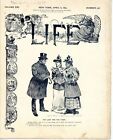 Life Magazine Apr 6 1893 Vg