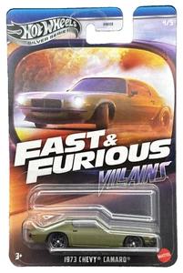Hot Wheels Silver Series 2025 HW Fast & Furious Villains 4/5 1973 Chevy Camaro - Picture 1 of 6
