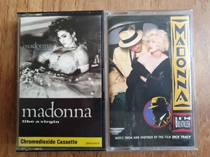 Madonna Cassette x 2 - Like a Virgin, I'm Breathless - Picture 1 of 1