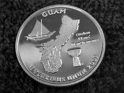 2009 S GUAM QUARTER FROM PROOF SET - Image 1 of 2