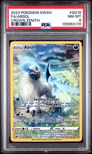PSA 8 ABSOL CROWN ZENITH 2023 POKÉMON SWORD AND SHIELD GG16 FULL ART - Bild 1 von 2