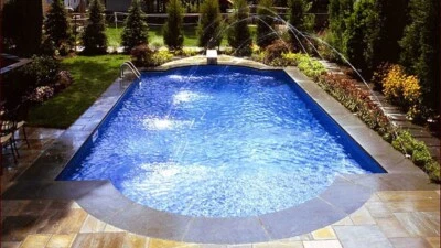 Piscina de fibra de vidrio 12 x 24 completa con bomba Hayward-filtro- SR Smith Treo Lites (2) Foto 1 de 4